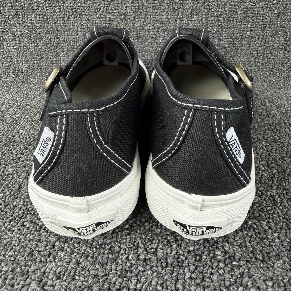 Vans Style 93 Mary Jane Sneakers Shoes Buckle Black White Canvas Womens 6.5 - Picture 4 of 8